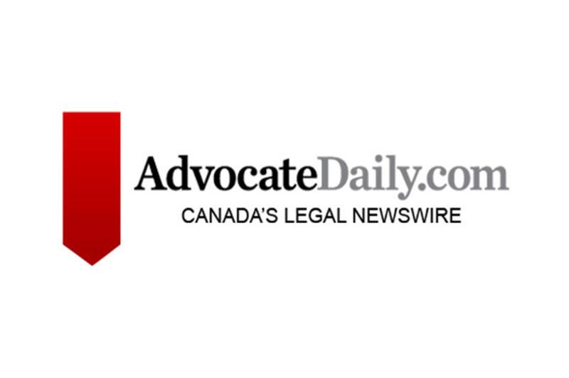 Advocate Daily Canada's Legal Newswire Logo